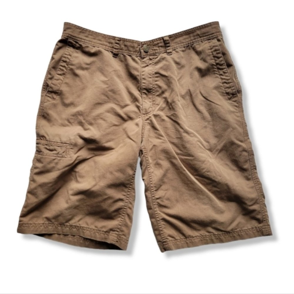 Mens Casual Tan  Cargo Shorts